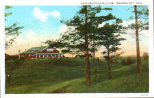 C 1920 PC GOLF & COUNTRY CLUB COURSE CLUBHOUSE TRAVERSE CITY MI TEICH NOS MINT* picture