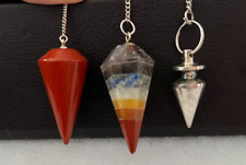 Reiki Pendulums Healing Energy Lot of 3 picture