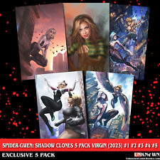 [5 PACK VIRGIN] SPIDER-GWEN: SHADOW CLONES #1 #2 #3 #4 #5 (616) EXCLUSIVE VAR (0 picture