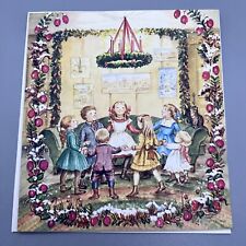 Vintage Tasha Tudor Christmas New Years Card Irene Dash No. CT 72-68H NOS picture