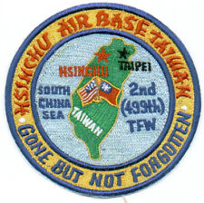 USAF BASE PATCH, HSINCHU AIR BASE TAIWAN,GONE BUT NOT FORGOTTEN picture