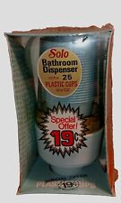 Vintage 1970's Solo Bathroom  Blue Dispenser Wall Mount FACTORY SEALED picture