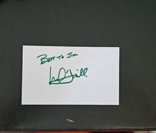 MARK HAMILL SIGNED 3x5 INDEX CARD AUTOGRAPH - STAR WARS INSCRIBED TO JIM picture