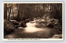 Postcard RPPC California San Antonio CA Camp Baldy Stream 1913 Posted picture