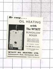 1958 Wyatt Oil Heaters Ltd Chorleywood Hertfordshire picture