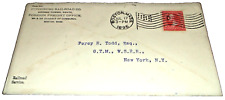 JULY 1896 FITCHBURG RAILROAD USED COMPANY ENVELOPE B&M HOOSAC TUNNEL ROUTE B picture