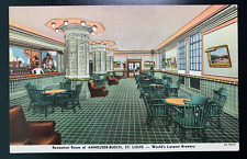 Postcard St Louis MO - Reception Room Anheuser Busch Brewery Beer picture
