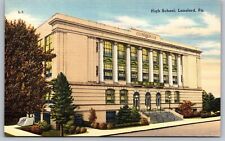 High School Lansford Pennsylvania Postcard picture