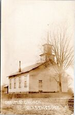 POSTCARD - OH Bladensburgh Real Photo RPPC Deciple Church picture