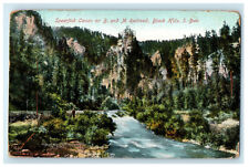 c1910s Spearfish Canon on B and M Railroad Black Hills South Dakota SD Postcard picture