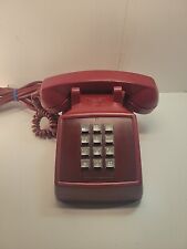 WESTERN ELECTRIC BELL SYSTEMS RED Push Button Telephone Home Decor picture