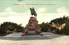 Postcard PA Philadelphia Washington Monument Fairmount Park Vintage PC b1788 picture