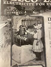1916 Delco Light Dayton Farmhouse Decor Electricity For Every Farm Vintage Ad picture