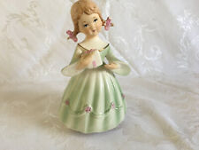 SCHMID BROS, Japan, Music Box, Happy Birthday To You, Girl, Present & Pigtails picture