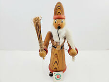 Vintage Smoking Man Ruprecht, Erzebirge Smoke Character From Germany picture