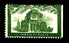 1901 Pan American Exposition BC109 GRN NG TEMPLE OF MUSIC Cincerella Stamp Expo picture
