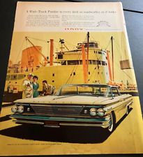 1960 Pontiac Bonneville Sedan - Vintage Print Ad - Art Fitzpatrick & Van Kaufman picture