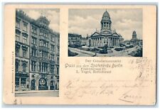 1901 Greetings From The Spatenbrau Berlin Germany Multiview Postcard picture