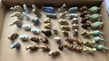 Vintage Lot of  53 Wade Whimsies Red Rose Tea Figurine Mini Figures Animals picture