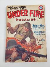 Under Fire Pulp Magazine February 1929  