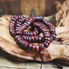 Gandhanra Antique 108 Bodhi Bead Mala,Old Prayer Beads Necklace,Big Size 12mm picture