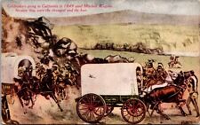 Advertising PC Goldseekers Going to California in 1849 Using Mitchell Wagons picture