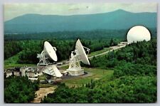 Andover Earth Station Maine Satellite vintage postcard (A2) picture