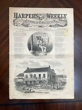 Vintage Harper's Weekly 22 Aug 1863. Gettysburg, Draft Riots, Army Rations (Nast picture