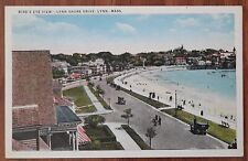 Lynn, Massachusetts MA Bird's Eye View Lynn Shore Drive Vintage Postcard picture