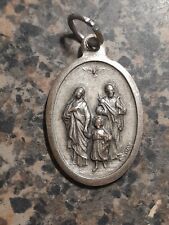Vintage The Holy Family Pray For Us Medal picture