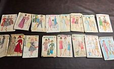 VINTAGE 1950s-60s SIMPLICITY MCCALL'S BUTTERICK VOGUEWOMEN'S SEWING PATTERN LOT picture