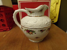 2002 Royal Albert OCR Sculpted Spouted/Handle Water Pitcher #28831478 - NIB picture