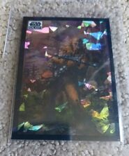 2022 Topps Chrome Star Wars Galaxy #48 WOOKIEE WILDERNESS CHEWBACCA /150 ATOMIC picture