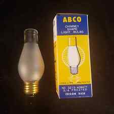 Vintage ABCO Chimney Shape Light Bulb 40w New Old Stock Made in Japan picture