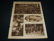 1915 JUNE 6 NEW YORK TIMES ROTO PICTURE SECTION - ARMY NAVY BASEBALL - NT 8956 picture