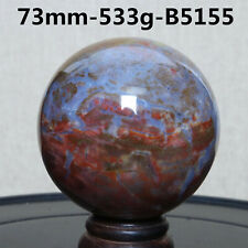 B5155-533g Amazing natural Ocean Jasper Orbicular Sphere Reiki Crystal Ball picture