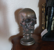 Skull and Spine Figure on a Stand Halloween Decor Dark Academia Goth  picture