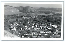 c1950's Birdseye View of Rushford Minnesota MN Vintage RPPC Photo Postcard picture
