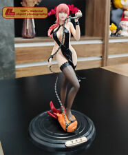 Anime Chainsaw Man Hot Girl Makima step on Pochita Figure Statue Toy Gift picture