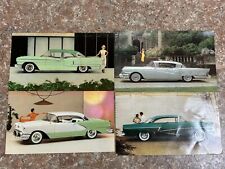 Vtg 1950s Car Auto RPPC Advertising Postcards Set Of 4 picture