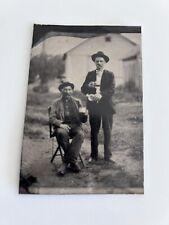 Rare Tintype Photo Two Men Pouring a Whiskey  picture