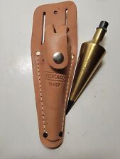 Vintage Brass Plumb Bob With Sheath picture