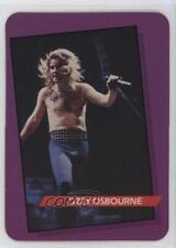 1985 AGI Rock Star Concert Cards Ozzy Osbourne #2 0g81 picture