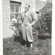 VINTAGE PHOTO Handsome Rich Man In Fantastic Loose Trousers SNAPSHOT Gay Int picture