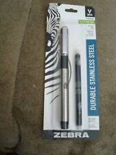 ZEBRA DURABLE STAINLESS STEEL FOUNTAIN PEN picture