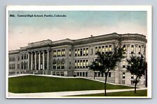 Central High School Pueblo Colorado Postcard picture