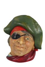 Vintage Legend Products Head Smuggler Chalkware Wall Hanging Art England picture