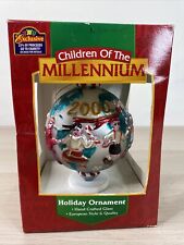 Children of the Millennium Holiday Hand Crafted Glass Ornament - 2000 Toys R Us picture