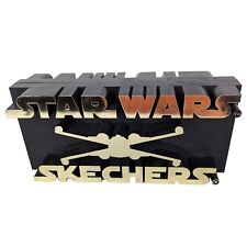 Star Wars x Skechers Shoes X-Wing Starfighter Store Advertising Display Chrome picture