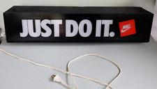Vintage NIKE JUST DO IT.  Original Store Display Light Up Sign picture